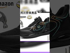 Sapatos de segurança de microfibra com dedo de aço Anti-quebra Anti-punhal Kevlarr sola média Sola de borracha