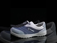 Calçados de trabalho unisex de suede de PU Calçados de trabalho de segurança industrial