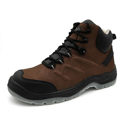 comprar Botas de trabalho pesadas de aço para pés, marrom, PU, de couro, industrial online manufacture