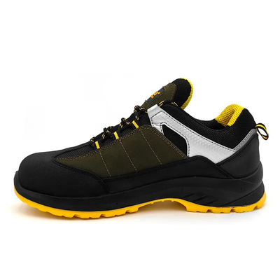 comprar Sapatos de couro de pé de aço Nubuck Sapatos à prova d'água resistentes a impactos Sapatos para correr online manufacture