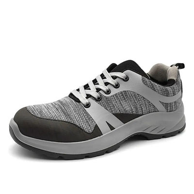 comprar Desporto respirável Moda Sapatos de pé de aço Anti-impacto Sapatos de tricô de mosca online manufacture