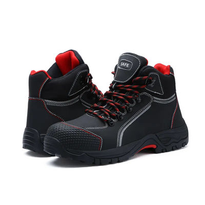 comprar Botas de trabalho de caminhada de couro Nubuck Homens Botas de caminhada impermeáveis online manufacture