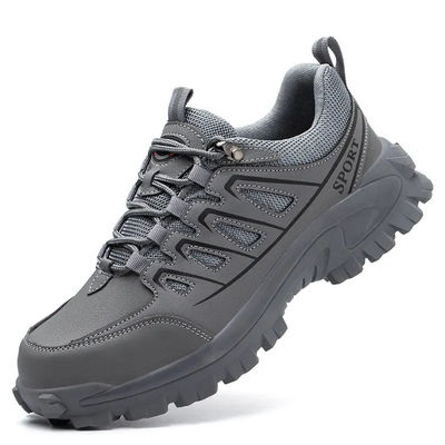 comprar Sapatos de segurança industriais cinza Microfibra Desporto Moda Sapatos de segurança impermeáveis S3 padrão online manufacture