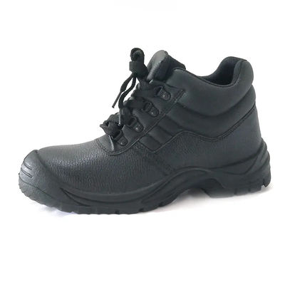 comprar Sapatos de couro preto genuíno, de malha, de aço, de pé superior, sapatos de trabalho para homens online manufacture