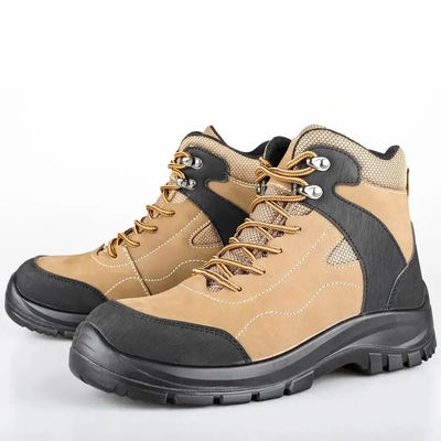 comprar Calçados de trabalho com gorro amarelo de aço para pés, calçados CE para homens, botas Nubuck para inverno. online manufacture