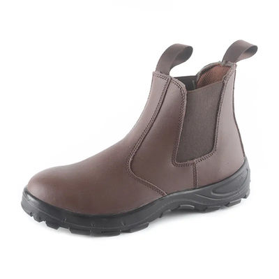 comprar Sapatos de segurança de couro liso S3 Impermeável Resistente ao deslizamento Botas de aço online manufacture