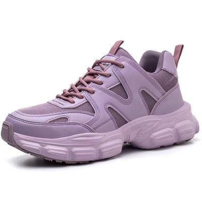 comprar Calçados de segurança unisex para mulheres Calçados de aço rosa amarelo roxo online manufacture