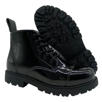 comprar Botas de motocicleta de couro personalizadas Botas redondas respiráveis para homens online manufacture