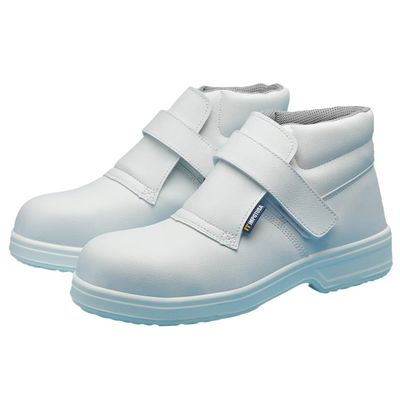 comprar Sapatos de segurança de enfermagem de pé de aço Anti-quebra-cabeça Botas médias de topo plano Unisex online manufacture