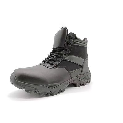 comprar Homens Botas de deserto de grãos completos pretos Versátil Treinamento de trabalho e calçados de caminhada online manufacture
