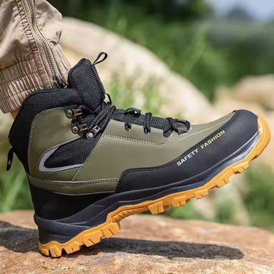 comprar Botas de trabalho de segurança Botas de segurança antiderrapante Botas de segurança de couro de microfibra Botas de segurança de Kevlar Botas de trabalho online manufacture