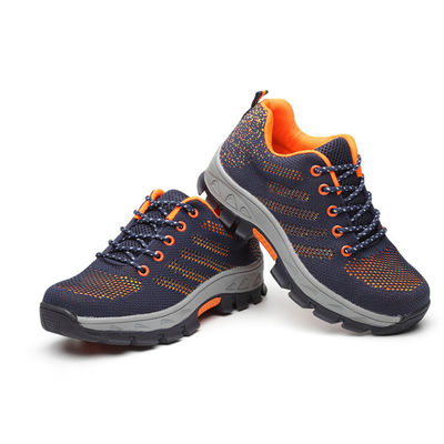 comprar Sapatos de trabalho práticos de tecelagem voadora Sapatos de segurança confortáveis Sapatos de trabalho masculinos Anti-quebra online manufacture