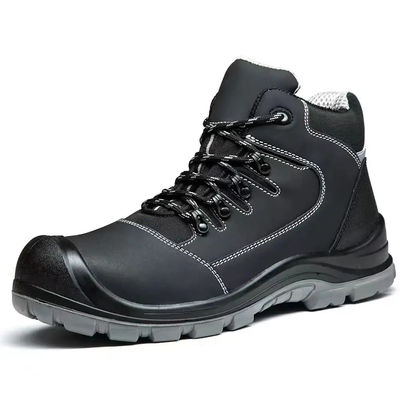 S3 Botas de trabalho de segurança impermeável tornozelo alta bota de trabalho com dedo de aço
