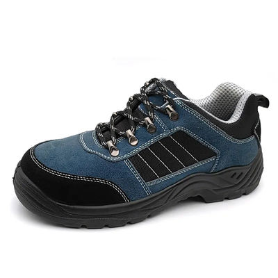 Sapatos de segurança de couro industrial de camarão S3 Botas de segurança impermeáveis