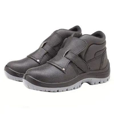 Sapatos de segurança de soldagem duráveis Sapatos de segurança de sola média castanho para soldador