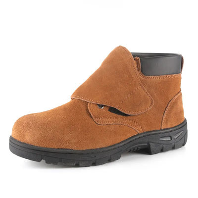Calçados de segurança de soldagem unisex Calçados de soldagem de pés de aço masculino Calçados de soldagem de pés amarelos