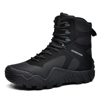 Botas tácticas respiráveis Forças especiais Botas de caminhada tamanho grande