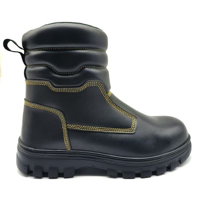 Botas de Bombeiros de Couro Autêntico, Impermeáveis, Só de Borracha Moda, Botas Unisex