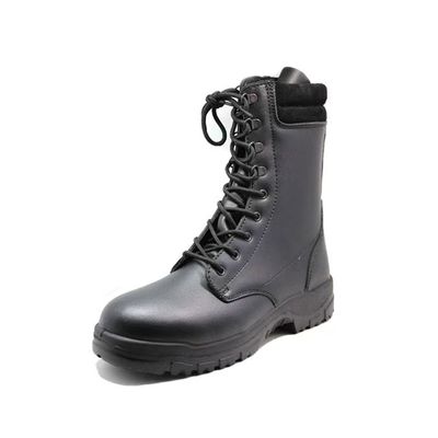 Homens Botas de deserto de grãos completos pretos Versátil Treinamento de trabalho e calçados de caminhada