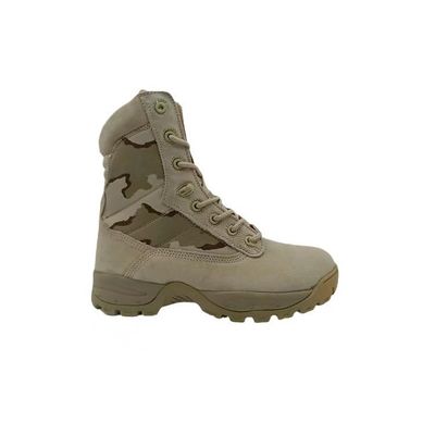 Sapatos de segurança táticos de exterior de fecho lateral alto e leve e respirável