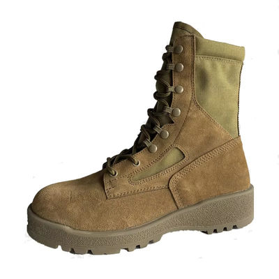 Botas de Combate de Deserto de Cor Antiderrapante Sola de Borracha Botas de Treinamento ao Ar Livre