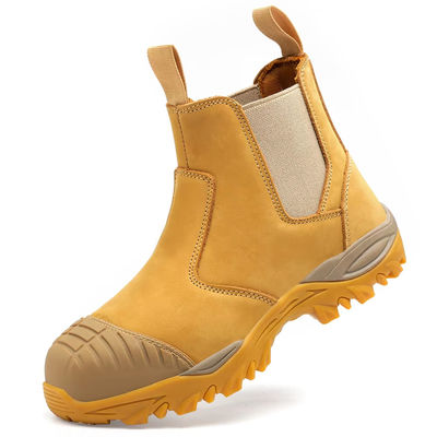 Botas de segurança de couro Nubuck à prova d'água