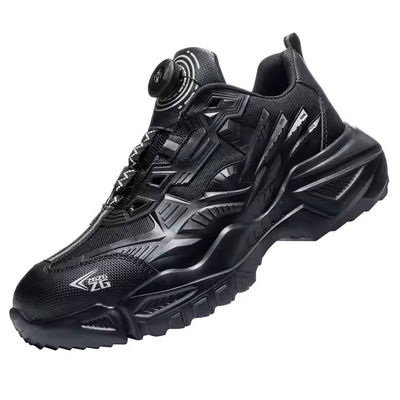 BOA Botão rotativo Calçados de trabalho Kevlar Midsole TPU Flying Knit Para maior segurança